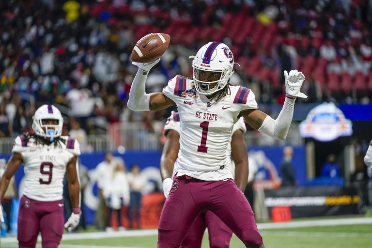 South Carolina State receiver Shaq Davis declared for the NFL Draft. What is his pro outlook?