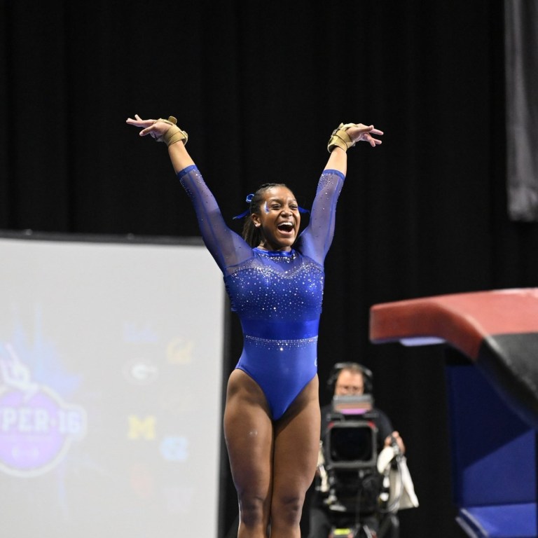 Former Fisk gymnast Morgan Price records a historic perfect 10 score