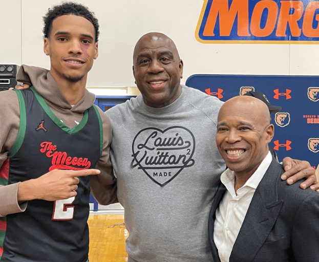 With Magic Johnson in attendance, Morgan State defeats Howard
