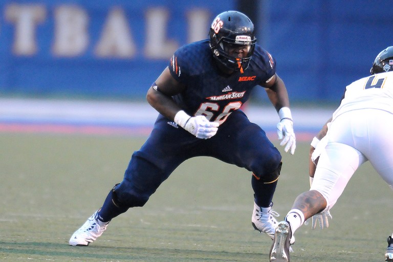 Former Morgan State lineman Joshua Miles signs with Atlanta Falcons