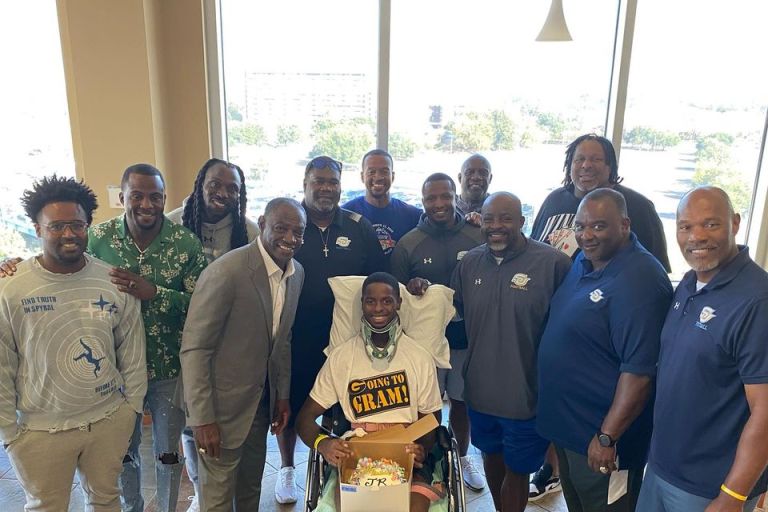 Injured Grambling State player JaQuavis Richmond gets unlikely birthday visitors