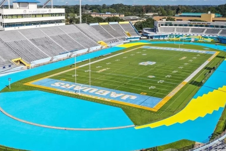 Southern has upgraded its football stadium. Check out the new look