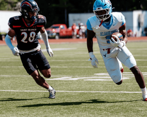 DeSean Jackson has Delaware State on longest winning streak in a decade