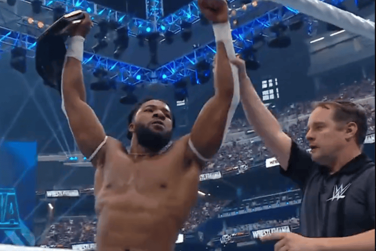 Former HBCU football player Trick Williams wins title at Wrestlemania