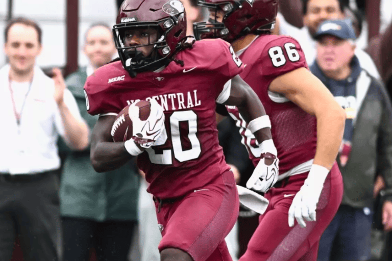 North Carolina Central runs over Delaware State in MEAC football opener